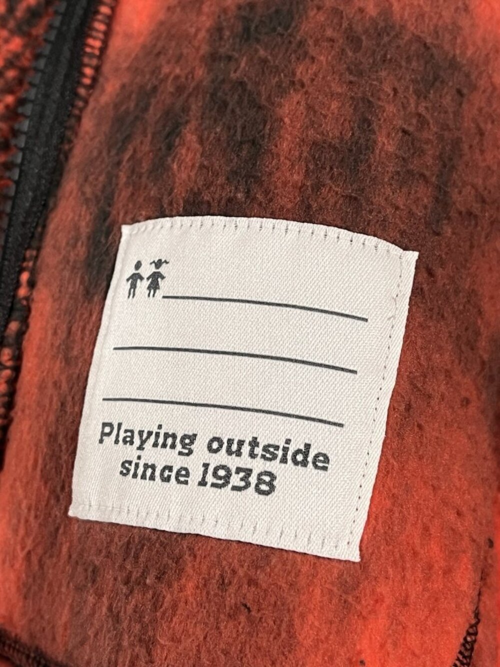 Columbia Youth Sherpa Fleece Jacket Red Black Full Zip NWT Size S Buffalo - Picture 6 of 11